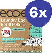 Eco Egg Wasbal Refill Pellets (50 wasbeurten) - Tropical Breeze (6 refills)