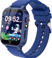 MANI Smartwatch Blauw Kids - Smartwatch Kinderen – Sporthorloge Dames Heren - Gewoonte functie - Spellen - IOS en Android