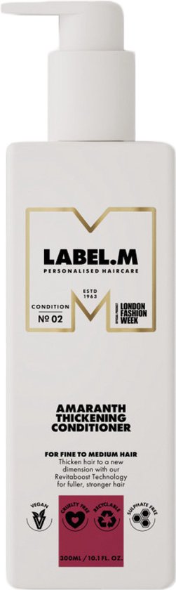 Label M Après-shampoing épaississant à l'amarante 300ML