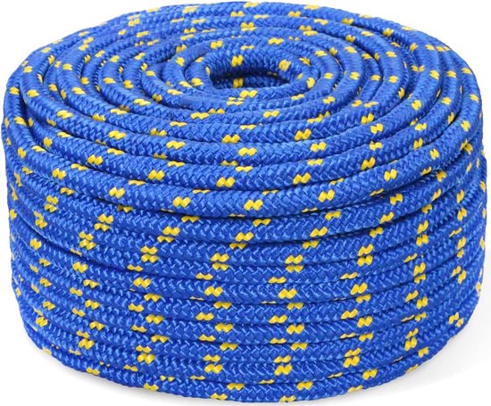 DQ-PP Katoenen Touw, Katoen, 6 mm, 1 m, Macramégaren, Katoenen Koord, 3