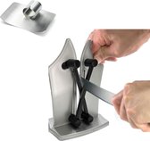 Handmatige Messenslijper - Professionele 183 G - Met Vingerbescherming - Snijden Keukenmessenslijper knife sharpener