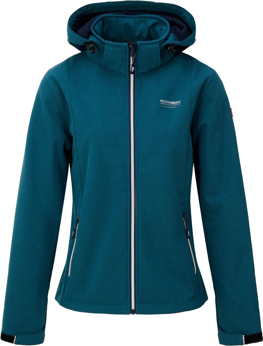 Nordberg Rinda Softshell Outdoor Zomerjas Dames Lagoon Melange Overige kleuren