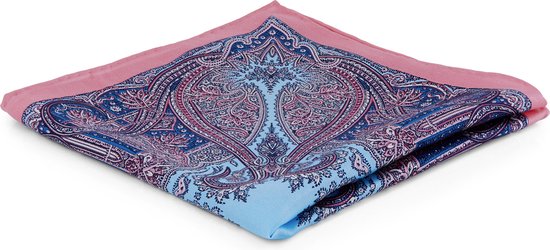 Elegante Roze & Blauwe Pochet