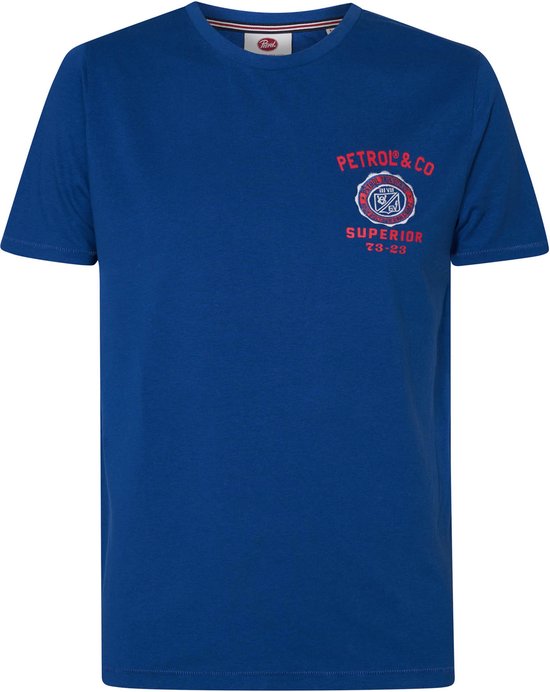 Petrol Industries Korte mouw T-shirt - M-1030-TSR631 Kobalt (Maat: