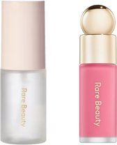 RARE BEAUTY Soft Pinch Blush - Liquid blush - Happy MINI + 4 in 1 - always an optimist Brume setting spray MINI (DUO PACK)