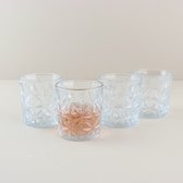 Orange85 Whisky Verres - Set de 4 - Crystal - élégant - 230 ml - verre épais - robuste - Graceful