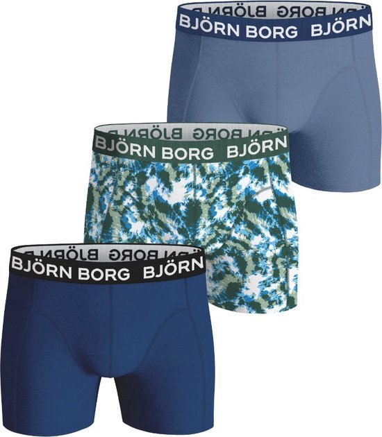 Bjorn Borg - 3 Pack - Boxers - Kids - Blauw - Taille 134/140