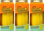Scrub Daddy Damp Duster - Geel - 3 Stuks - Vochtige Stofspons - Schoonmaakspons - Wonderspons
