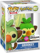 Funko Pop! Games: Pokemon - Grookey Flocked Amazon Exclusive #957