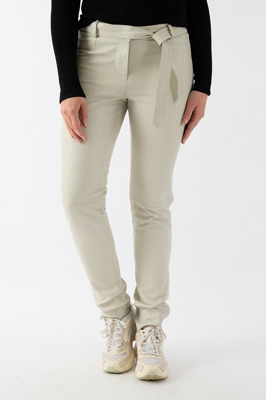 Dames Leren Stretch Broek van Donders 1860 | Hoogwaardig Leder