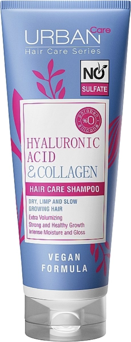 URBAN CARE Hyaluronic Acid & Collagen No Sulfate Shampoo 250ML