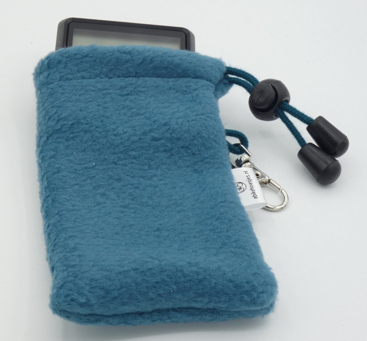 Bosch S DLX Kiox/Kiox 300/Shimano E6100-displayhoesjes-Turquoise-Fleece e-bike