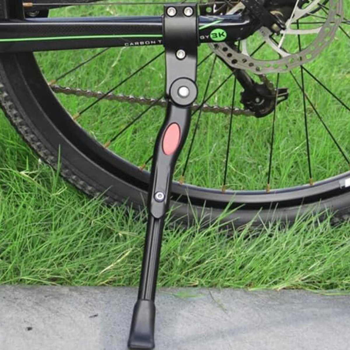 Support VTT Stable – Béquille Arrière En ABS, Base Triangulaire, Antichoc, Pour Vélos Adultes, Installation Facile