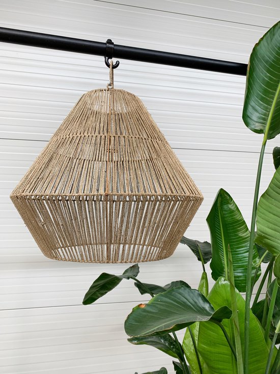 Lampe suspendue SVEN - Lampe - Little Lofts Interior - Lampe en raphia - Abat-jour - avec raccord et cordon