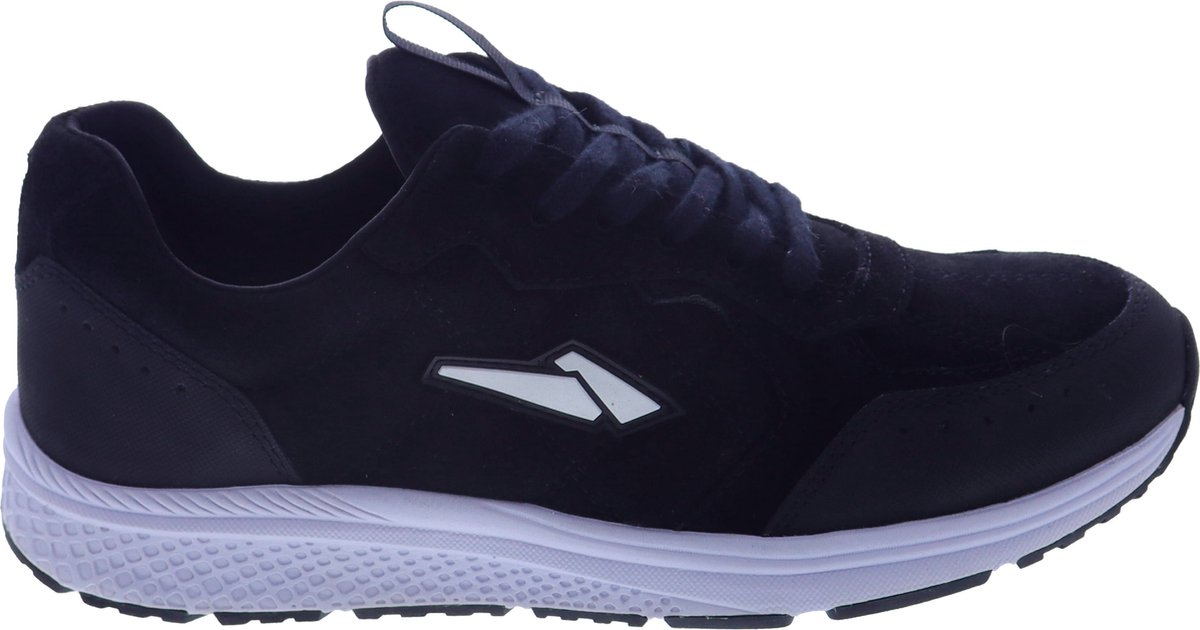 Piedro Sport - Emiel - Sneakers - Zwart Suede - Vetersluiting - Schoenmaat - 41