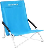 Strandstoel inklapbaar en draagbaar tot 150 kg belastbaar - blauw 56 x 53 x 64 cm beach sling chair