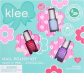 Kleed Naturals - Pixie Bloemen - 3-delige mini Nagellakset