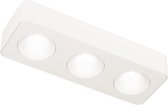 Lumidora Opbouwspot 75054 - NEWCASTLE - 3 Lichts - Ingebouwd LED - 15.0 Watt - 1200 Lumen - 2700 Kelvin - Wit - Metaal - Badkamerlamp