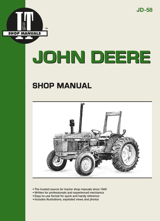 John Deere Shop Manual/Series 2150, 2155, 2255, 2350, 2355, 2355N, 2550, 2555/Cat No Jd-58