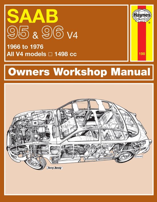 Saab 95 & 96 Petrol (66 - 76) Haynes Repair Manual - cover