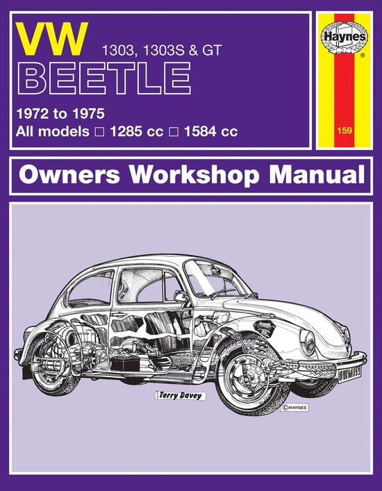 VW Beetle 1303 Owners Workshop Manual - cover