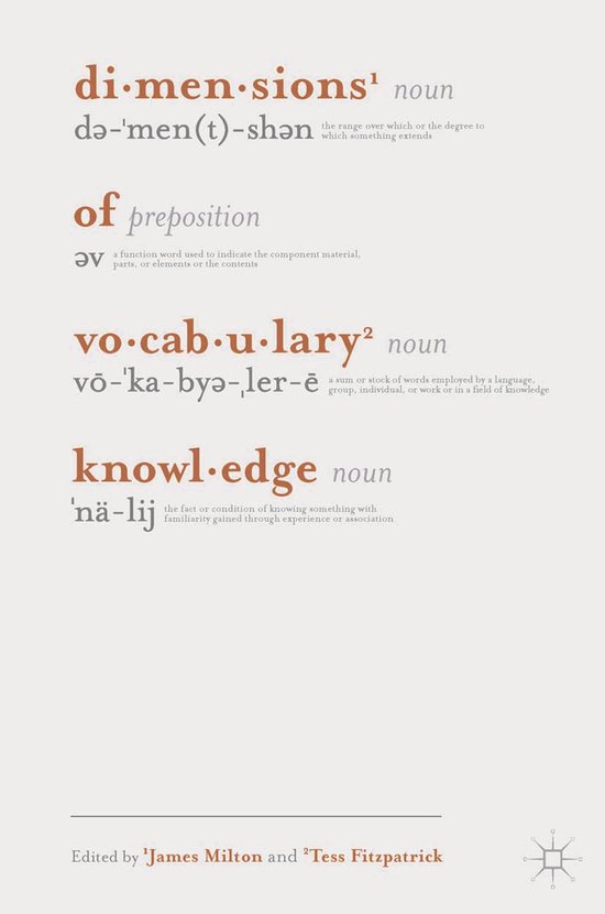 Dimensions of Vocabulary Knowledge - cover