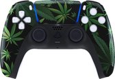 Manette Dualsense sans fil PS5 - Green Weeds Custom
