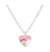 Ketting - Hart -Echt Zilver - Cadeau - Verjaardag - Communie