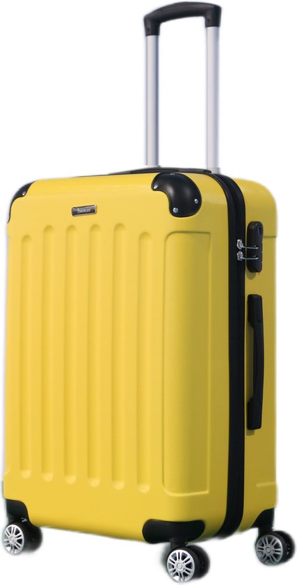 Koffer Traveleo Babij ABS01 Geel maat XL