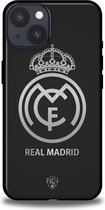 Coque logo club Real Madrid Apple iPhone 14 Coque arrière souple noir