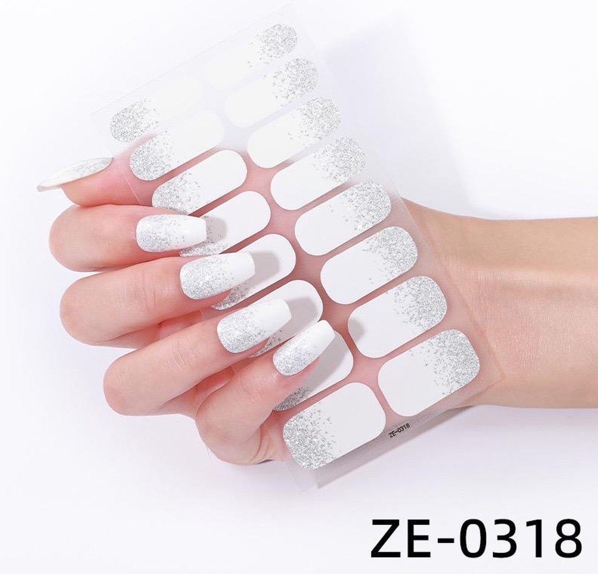 Goedkoopste Prachtige nieuwe design NagelStickers/ 1 vel , 16 tips/ Manicure Nagel stickers / Nail stickers