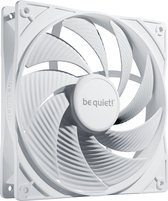 be quiet! Pure Wings 3 White 140 mm PWM haute vitesse, 140 x 140 x 25, 1 800 tr/min, 30,5 dB, 72,2 cfm, 2, 44 mm/H20 4 broches PWM BL113