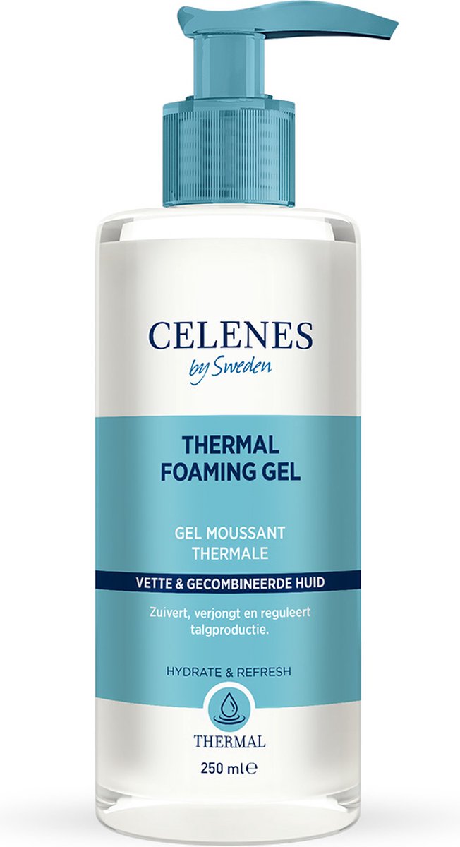Celenes by Sweden Thermal Reinigende Schuimgel - 250ml - Voor Vette & Gecombineerde Huid