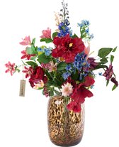 Bouquet artificiel - Easyplants - Azalea Allure - 75 cm - Bouquet en soie - Fleurs artificielles - Fausses fleurs