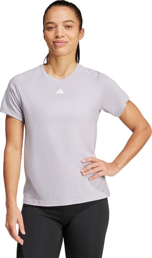 adidas Performance AEROREADY Train Essentials Minimal Branding T-shirt - Dames - Grijs- XL