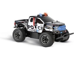 1:18 Carrera RC Auto Ford F-150 Raptor Police - Zwart Wit - 2,4GHz RC Model Kant en Klaar