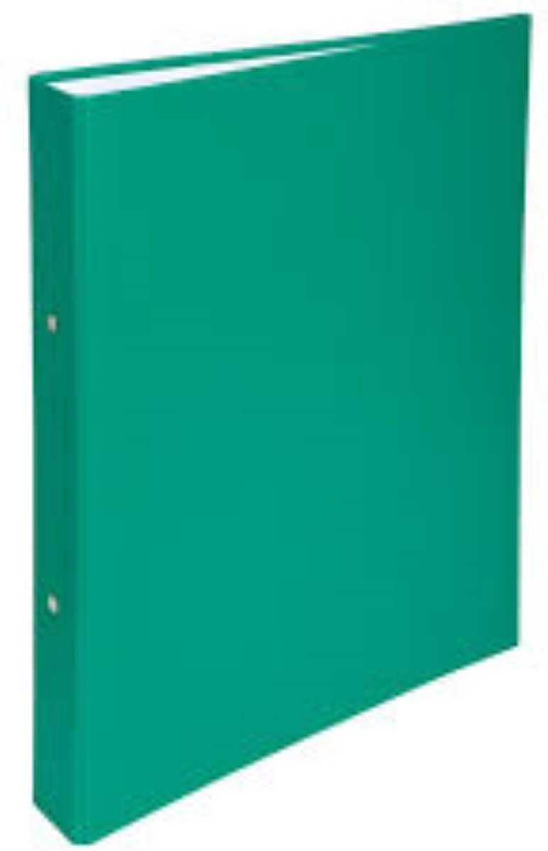 Exacompta Ringband in PP met harde omslag - 4 ringen van 30mm - A4 - Groen - 51373E
