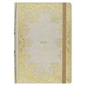 "2025 Gilded Ivory Weekly Planner (16 Months, Sept 2024 to Dec 2025)"