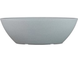 Cti Ovale Plantenbak Jardiniere LUGANO Betonlook grijs 60cm