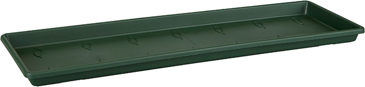 Elho Green Basics Balkonbak Schotel 60 - Schotel voor Balkon Buiten - Ø 56.8 x H 2.5 cm - Blad groen