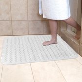 Douchemat antislip 80x80 cm: antislipmat voor douche met zuignappen en afvoergaten - BPA-vrije douchemat antislip - schimmelbestendig en machinewasbaar