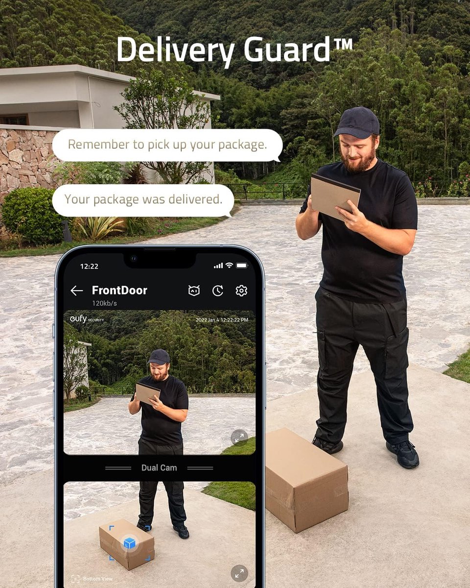 eufy Video Deurbell Dual 2 Pro met HomeBase 3 en chime / - afbeelding 3