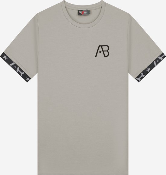 AB Lifestyle - T-Shirt - Flag Tee | Limestone - Heren - Maat: