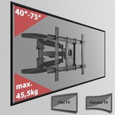 Platte en Gebogen TV's, TV Wall Mount - Super Sterke TV Muurbeugel 40''-75 inch