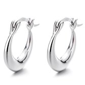 Paragon Cat.925 Silver Round Minimalist Earrings