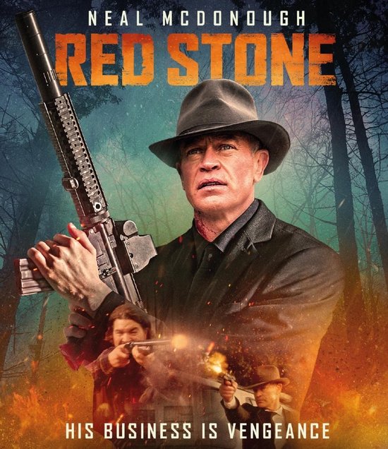 Poster Red Stone met Neal McDonough met geweer