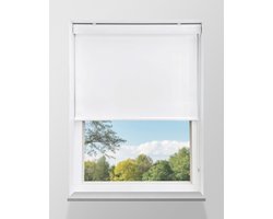 Rolgordijn Verduisterend - Wit - 196x175cm - Full Colour - Met Cassette - Op maat gemaakt