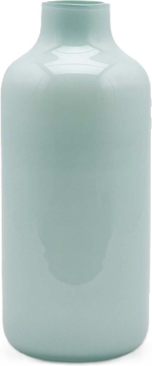 EDG Bloemenvaas Glas Blauw D 15 cm H 34 cm Opening 2 cm