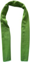 3BMT® Koelsjaal Dames - 100 x 30 cm - voor Verkoeling en Zonbescherming - Groen