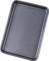 13,5 Inch Oven Tray Set, 2-delige Heavy Duty Bakplaat, Nonstick Bakpan (Deep Grey)